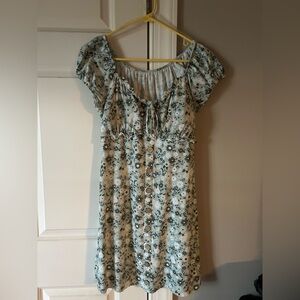 Floral Button-Down Dress